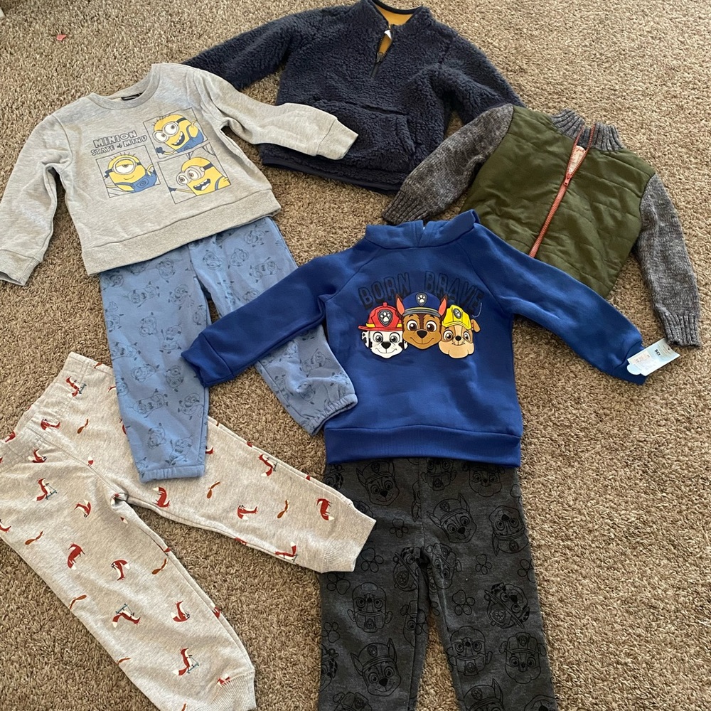 Size 3T toddler winter clothes- carters, cat & jack
